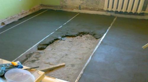 Как выравнивают полы в квартире. Чем выровнять бетонный пол с перепадами более 3 см