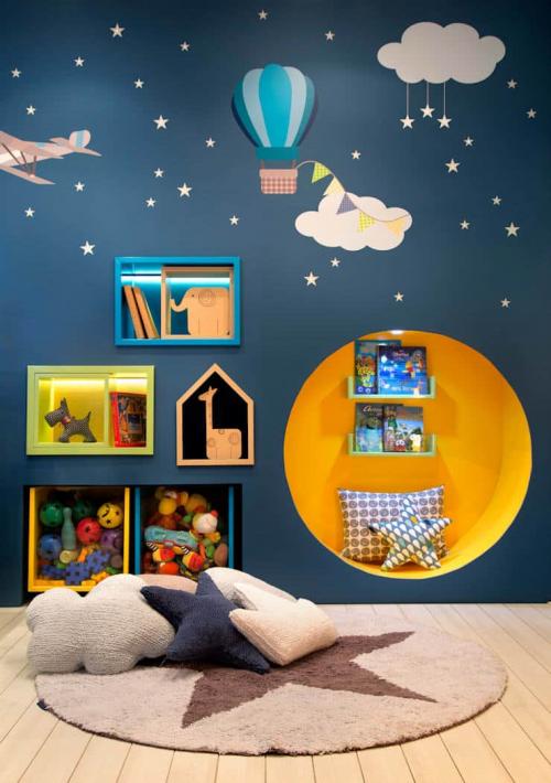 Красивый дизайн детской комнаты для мальчика. Детская комната для малышей