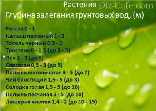 Как найти воду на дачном участке самому. Влияние глубины залегания на качество воды 09