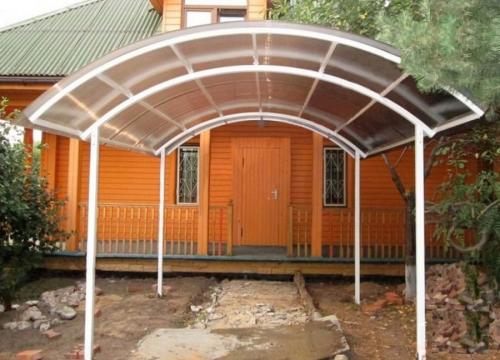 Навес из поликарбоната на деревянном каркасе. Навесы из поликарбоната — самостоятельное изготовление и особенности проектирования (100 фото)
