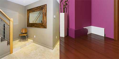 Как выбрать плинтусы для пола. Как правильно выбрать цвет плинтуса для пола