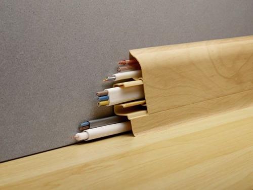 Какие бывают плинтуса для пола. Изделия из ПВХ