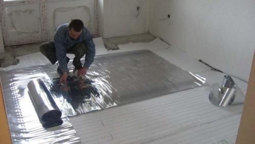 Как подготовить инфракрасный пол перед укладкой линолеума. Инструменты и материалы