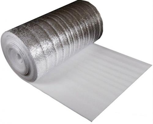 Фольгированная подложка под линолеум. Фольгированная подложка