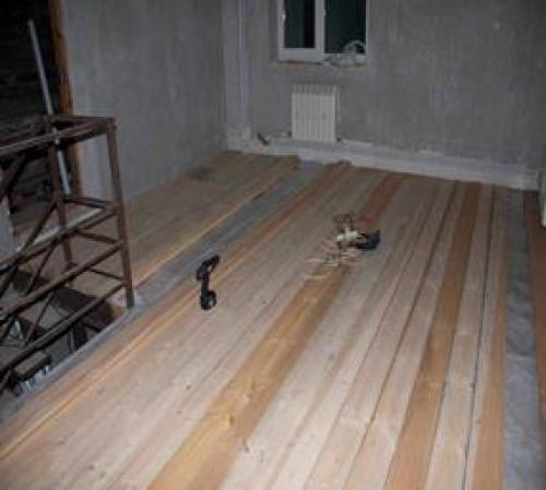 План перекрытия по деревянным балкам. Проектирование перекрытия по деревянным балкам