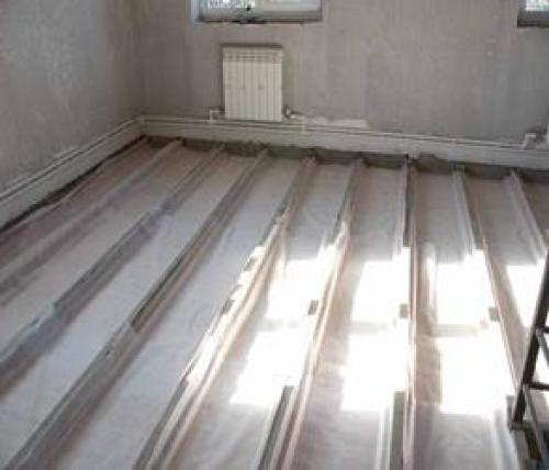 План перекрытия по деревянным балкам. Проектирование перекрытия по деревянным балкам