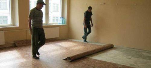 Основание для линолеума. На какое основание