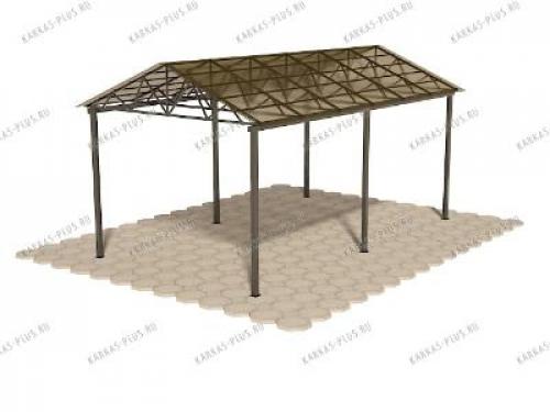 Навес для машины из поликарбоната односкатный. Разновидности навесов 21