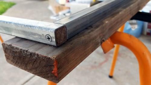 Теплица из профильной трубы без сварки. Сборка труб на деревянные вставки