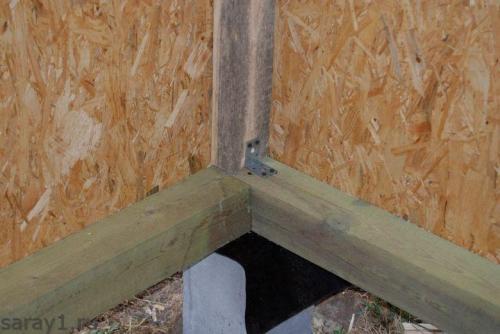 Сколько времени потребуется для постройки сарая из OSB плит. Сара. 5x2.5 м из ОСБ.