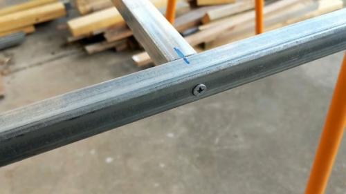 Теплица из профильной трубы без сварки. Сборка труб на деревянные вставки