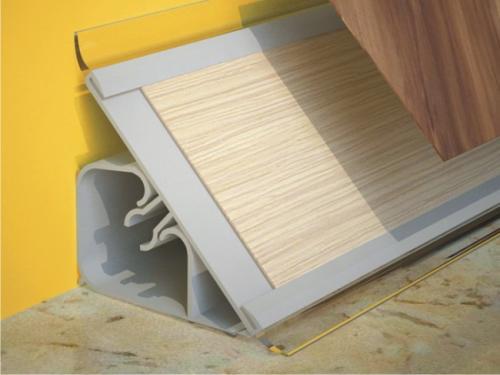 Уголок между столом и фартуком. Плинтус для кухонной столешницы. Плинтусы на столешницу