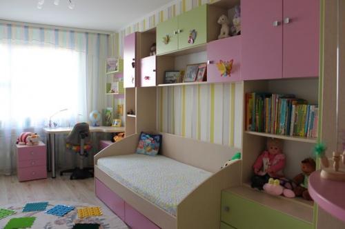 Интерьер детской комнаты для девочки. Отделка и декор в дизайне детских комнат 29 Интерьер детской комнаты для девочки. Отделка и декор в дизайне детских комнат 29