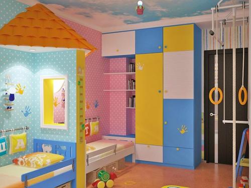 Детская 12 кв для двоих. Планировка комнат. 8 кв м для 2-х детей + опрос