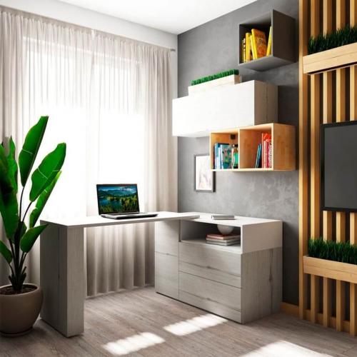 Современная детская комната в скандинавском стиле для девочки. Выбираем покрытие для стен 35