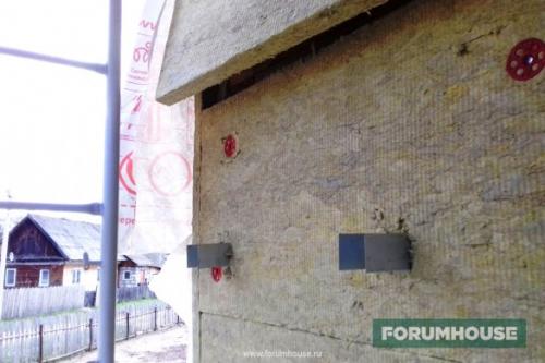 Утепление деревянного дома снаружи. Утепление брусового дома каменной ватой