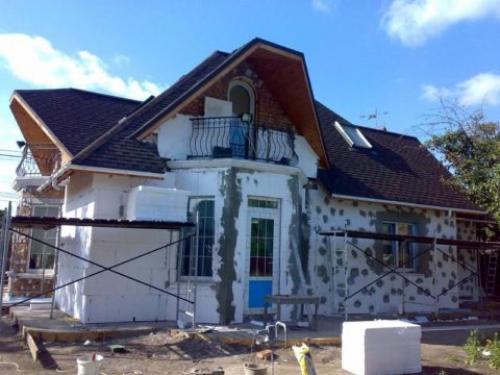 Утепление газобетона пеноплексом. Пенопласт