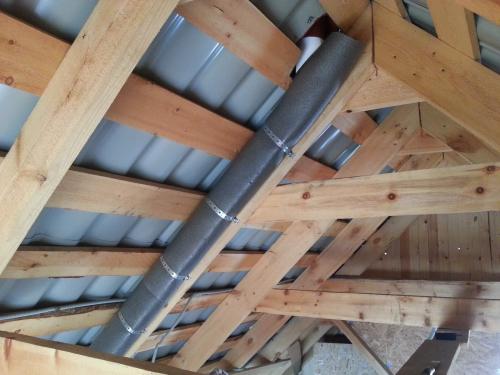 Как обеспечить вентиляцию при наружном утеплении деревянного дома. Вентиляция в деревянном доме с мансардным этажом