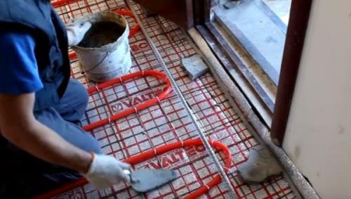 Теплый пол под плитку водяной. Устройство теплого пола под плитку