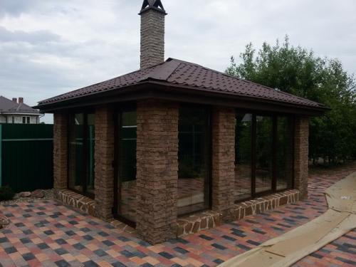 Готовые проекты беседок с мангалом. Материалы для беседки