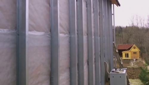 Утепление бревенчатого дома снаружи. Технология