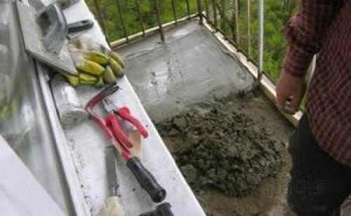 Как лучше обустроить пол на открытом балконе. Подготовка поверхности 01 Как лучше обустроить пол на открытом балконе. Подготовка поверхности 01