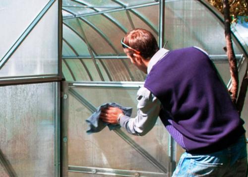 Как быстро помыть теплицу из поликарбоната: эффективные методы 03