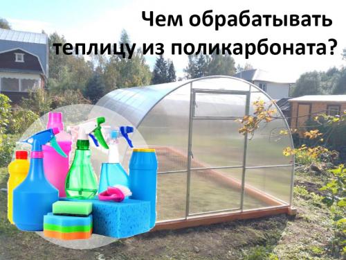 Чем обрабатывать теплицу из поликарбоната: основные методы 07 Чем обрабатывать теплицу из поликарбоната: основные методы 07