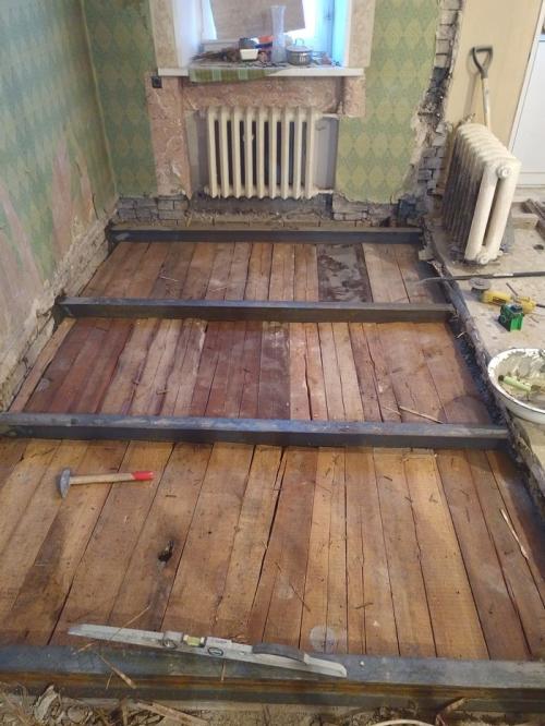 Как провести ремонт полов в сталинке. Ремонт в сталинке. Част.  Полы. Продолжение