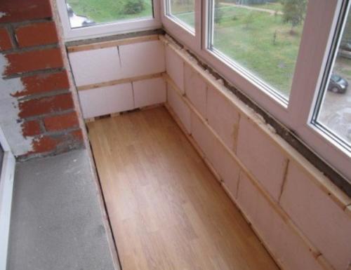 Как выровнять пол на открытом балконе. Выбор материалов