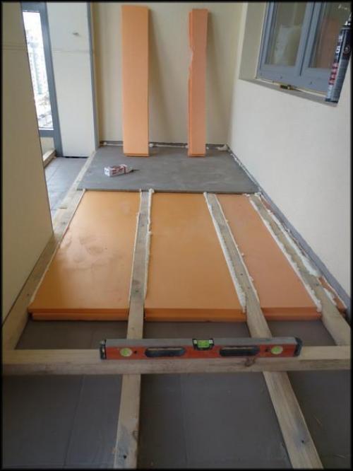 Утепление пола на холодном балконе. Выбор изолятора