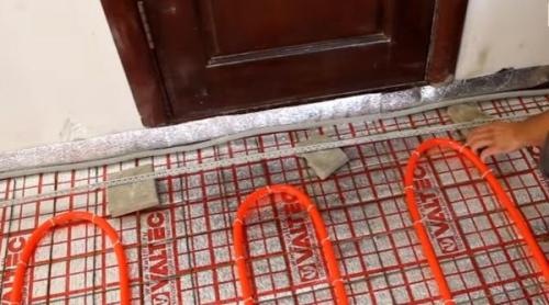 Монтаж водяного теплого пола под плитку. Устройство теплого пола под плитку