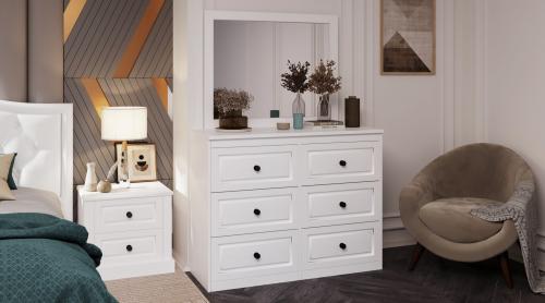 Как выбрать комод или тумбочку для спальни. Материал изготовления комода