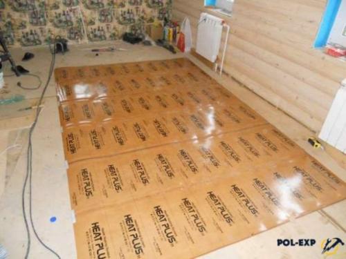 Инфракрасный теплый пол установка. Можно ли укладывать пленочный пол под плитку?