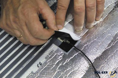 Инфракрасный теплый пол установка. Можно ли укладывать пленочный пол под плитку?