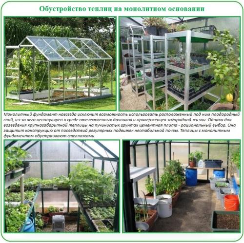 Закладные для теплицы. Типы фундаментов для легких теплиц