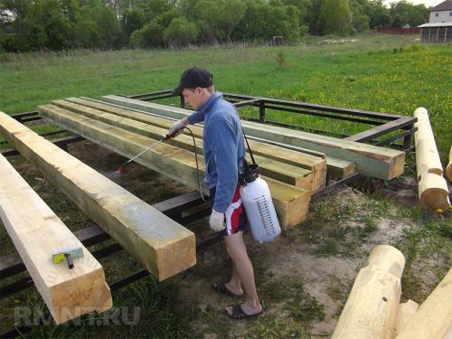 Балки перекрытия из бруса. Назначение и разновидности 04 Балки перекрытия из бруса. Назначение и разновидности 04