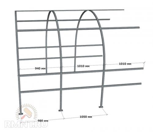 Теплица из поликарбоната и профильной трубы своими.. Установка каркаса 02