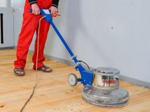 Шлифовка паркета своими руками: инструкция