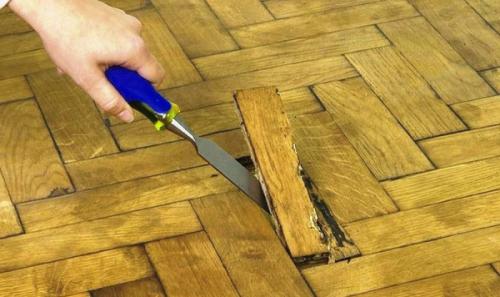 Циклевка паркета до и после. Подготовительне работы