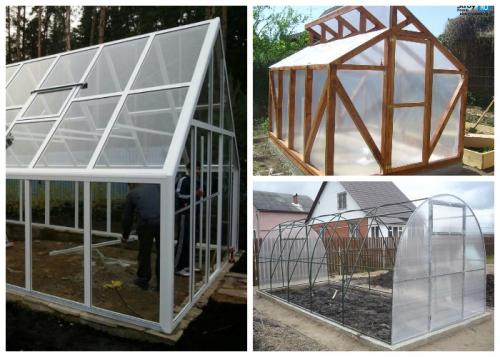 Установка теплицы на даче.  Подбор материалов для фундамента, каркаса и покрытия теплицы