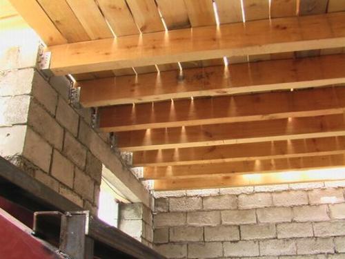 Перекрытия в деревянном доме конструкция. Деревянные балки перекрытия - размеры и нагрузки