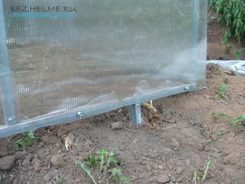 Как собрать теплицу из поликарбоната 3 н.