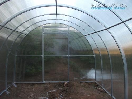 Как собрать теплицу из поликарбоната 3 н.