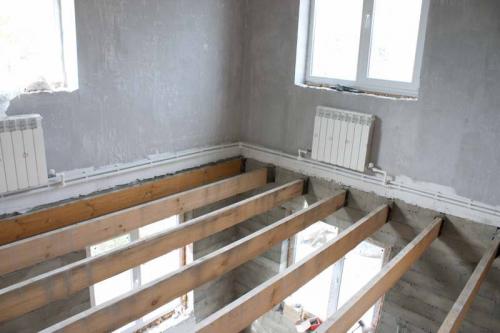 Перекрытие 2 этажа. Деревянные перекрытия