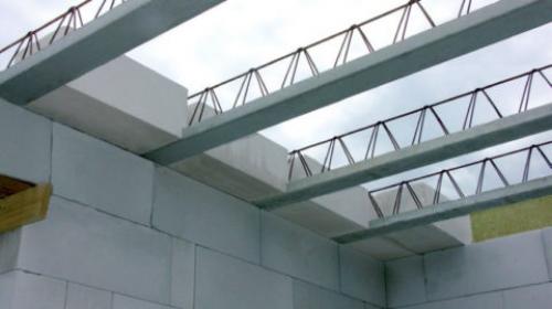 Перекрытие второго этажа в доме из газобетона. Устройство перекрытий