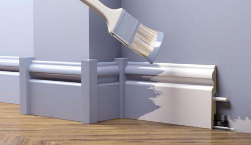 Плинтус МДФ или дюрополимер. Плинтус из МДФ