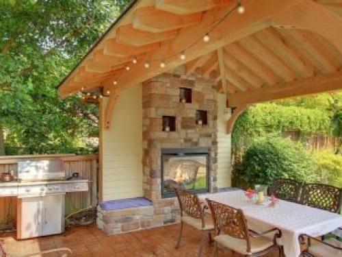 Беседка с печкой и мангалом своими руками. Атрибут для дачного уюта 03 Беседка с печкой и мангалом своими руками. Атрибут для дачного уюта 03