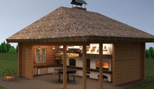 Беседка с печкой и мангалом своими руками. Атрибут для дачного уюта 09 Беседка с печкой и мангалом своими руками. Атрибут для дачного уюта 09