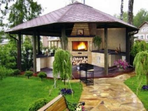 Беседка с печкой и мангалом своими руками. Атрибут для дачного уюта 04 Беседка с печкой и мангалом своими руками. Атрибут для дачного уюта 04